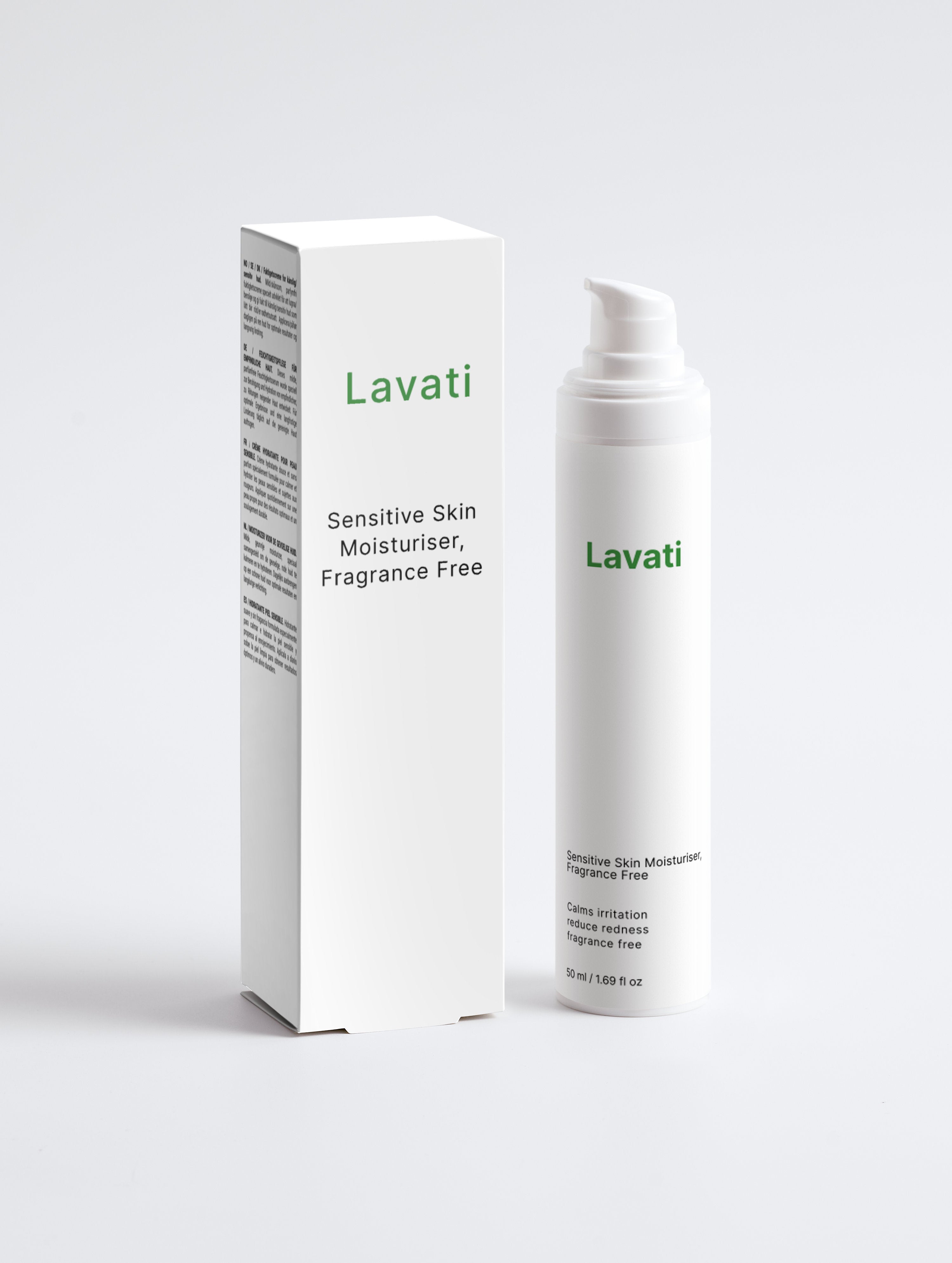 Sensitive Skin Moisturiser, Fragrance Free