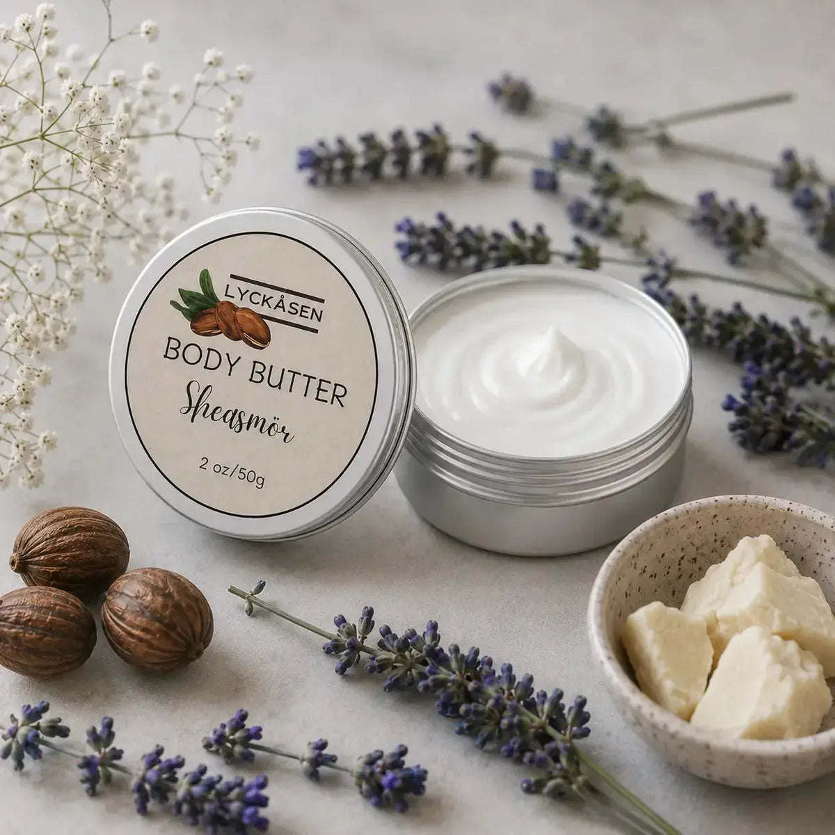 Naturlig Body Butter Sheasmör