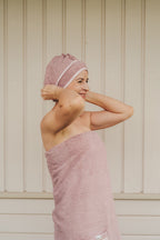 Amelia - Hair Wrap för Kvinnor – Bamboo Terry | Mjuk & Absorberande |