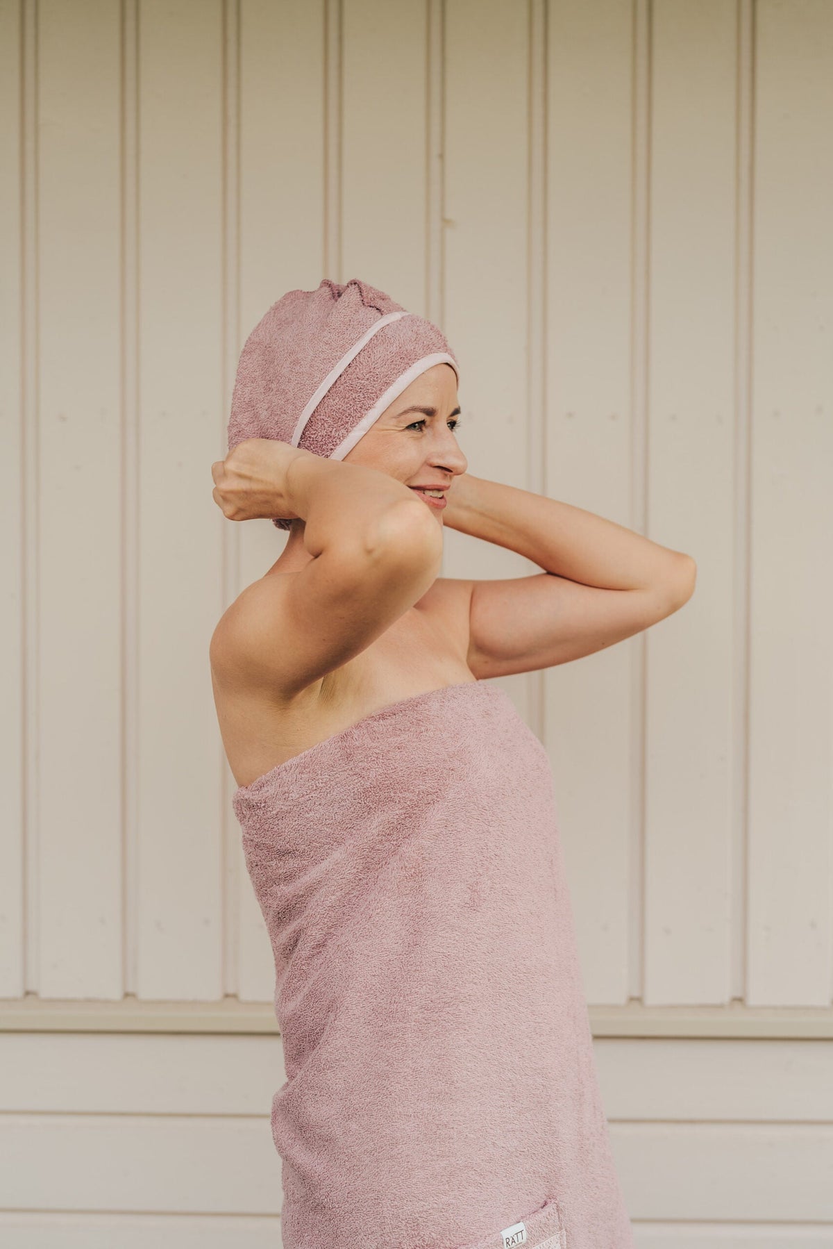 Amelia - Hair Wrap för Kvinnor – Bamboo Terry | Mjuk & Absorberande |
