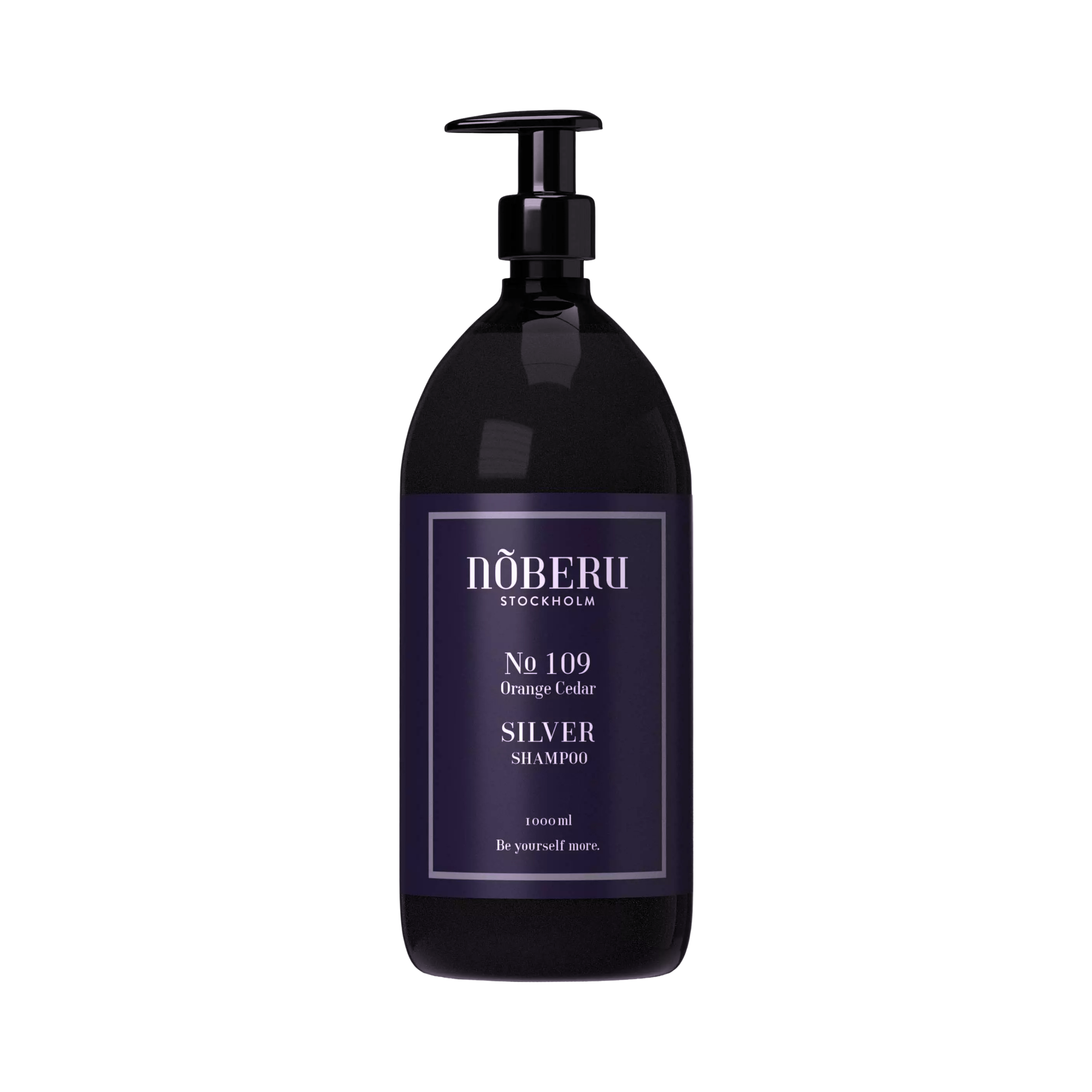 Noberu Stockholm Silver Shampoo No 109 Orange Cedar 1000 ml