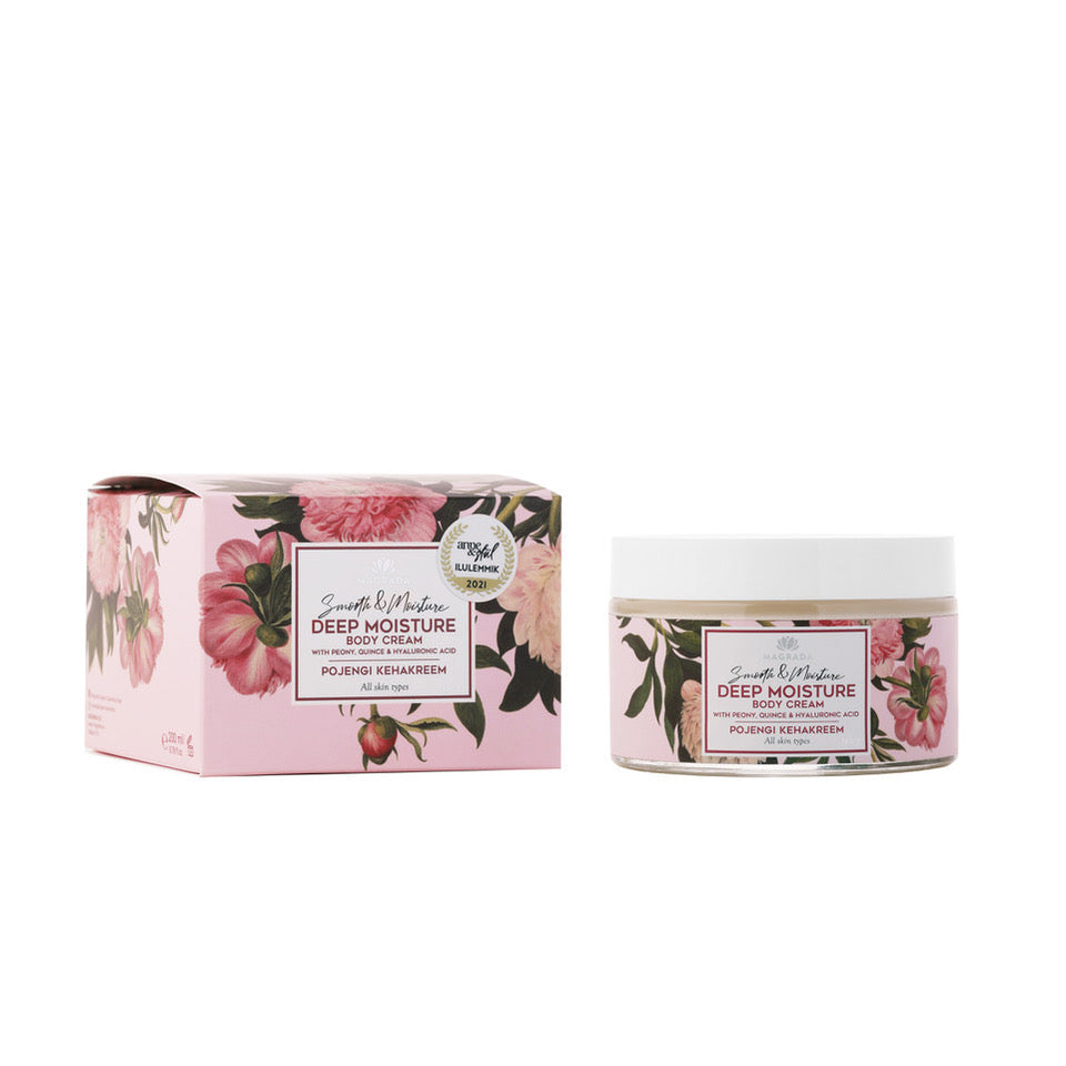Magrada - vegansk bodylotion med växtextrakt och doft av pion