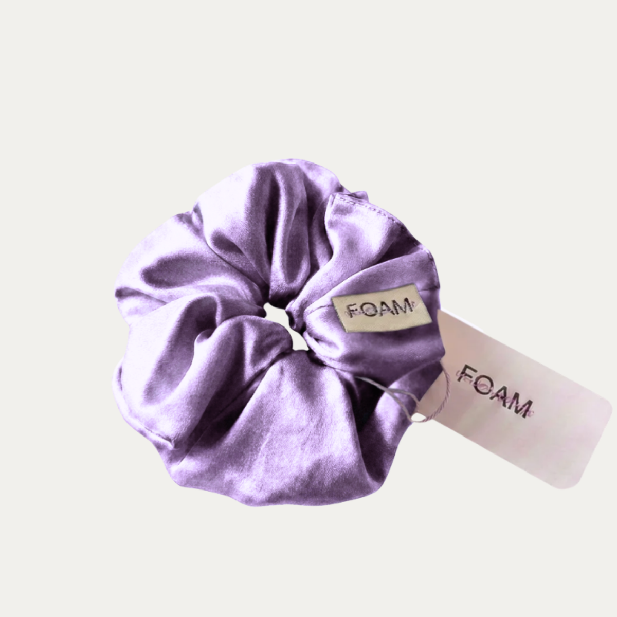 FOAM Silk scrunchie