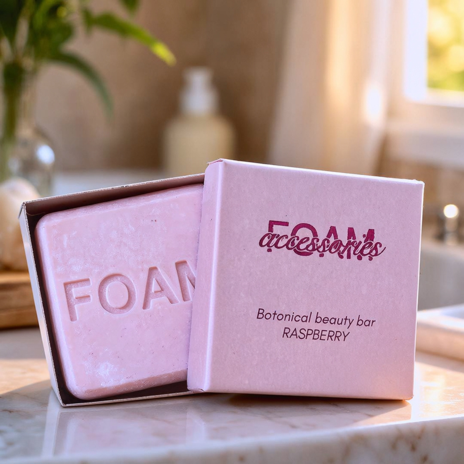 FOAM Beauty bar Raspberry