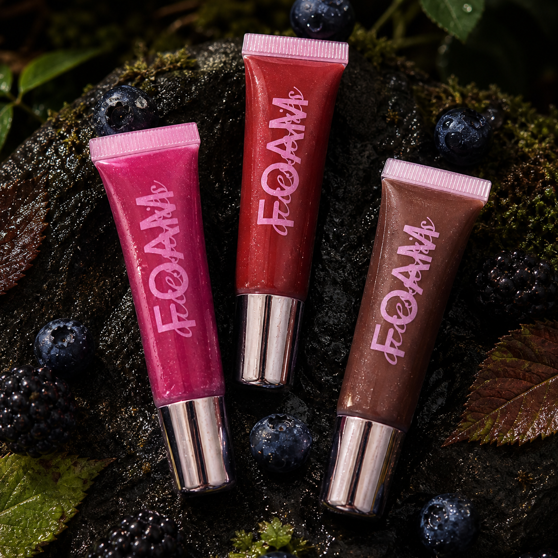 FOAM 3 color bundle - Vitamin-E Lip gloss