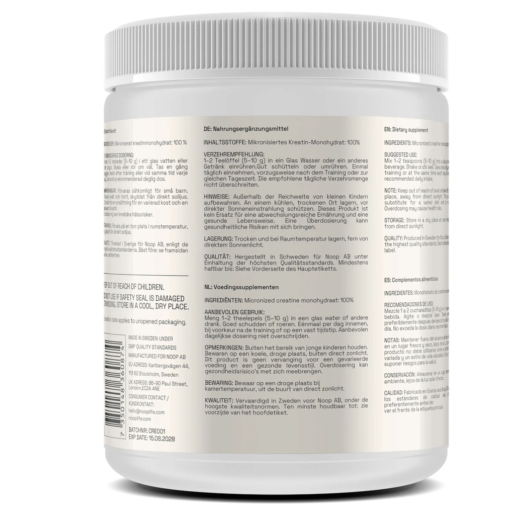 Kreatin Monohydrat 300g Noop