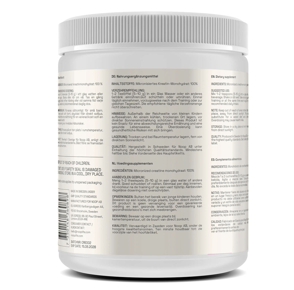Kreatin Monohydrat 300g Noop