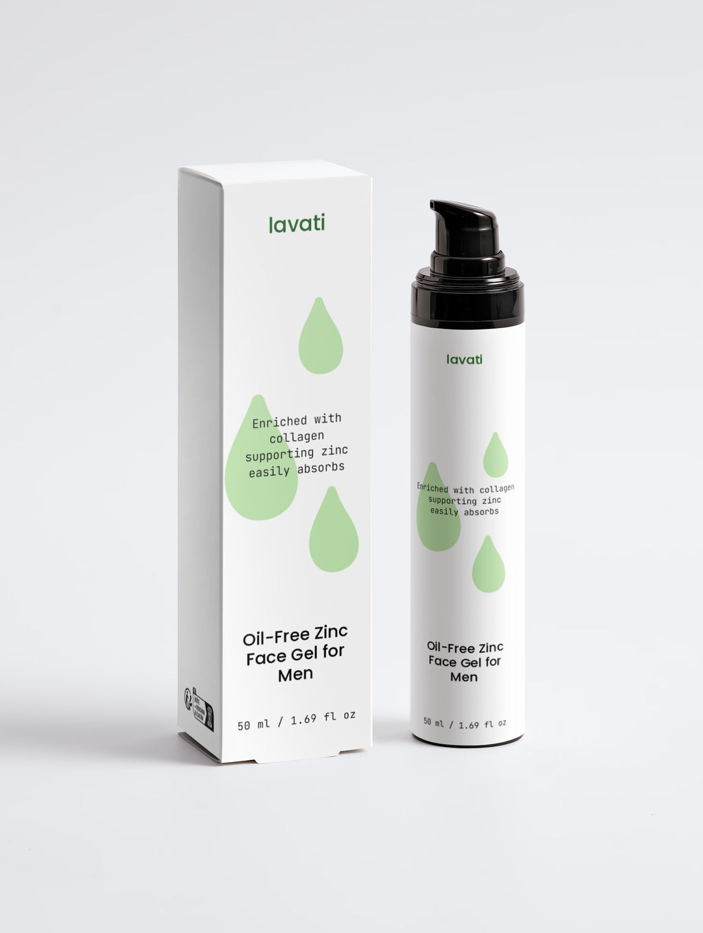 Oil-Free Zinc Face Gel för män