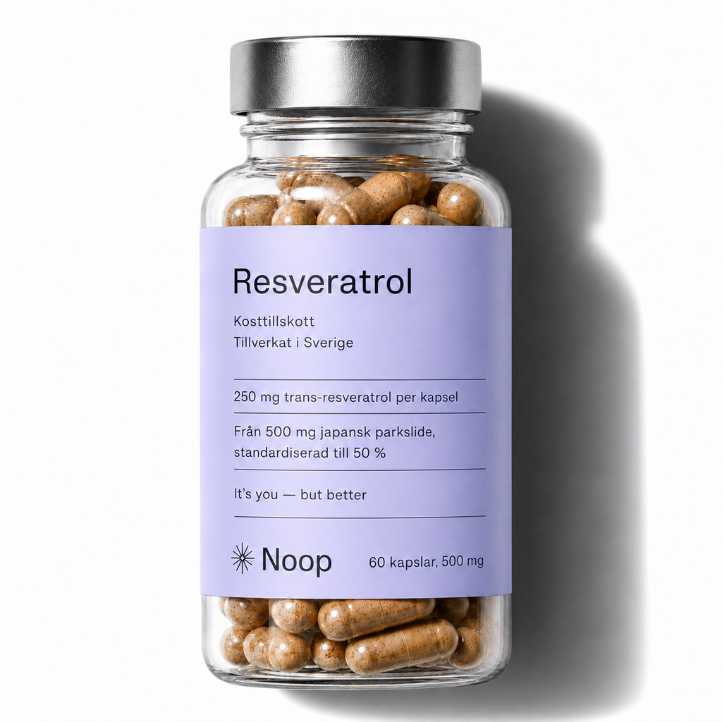 Resveratrol 500 mg 60 kapslar Noop