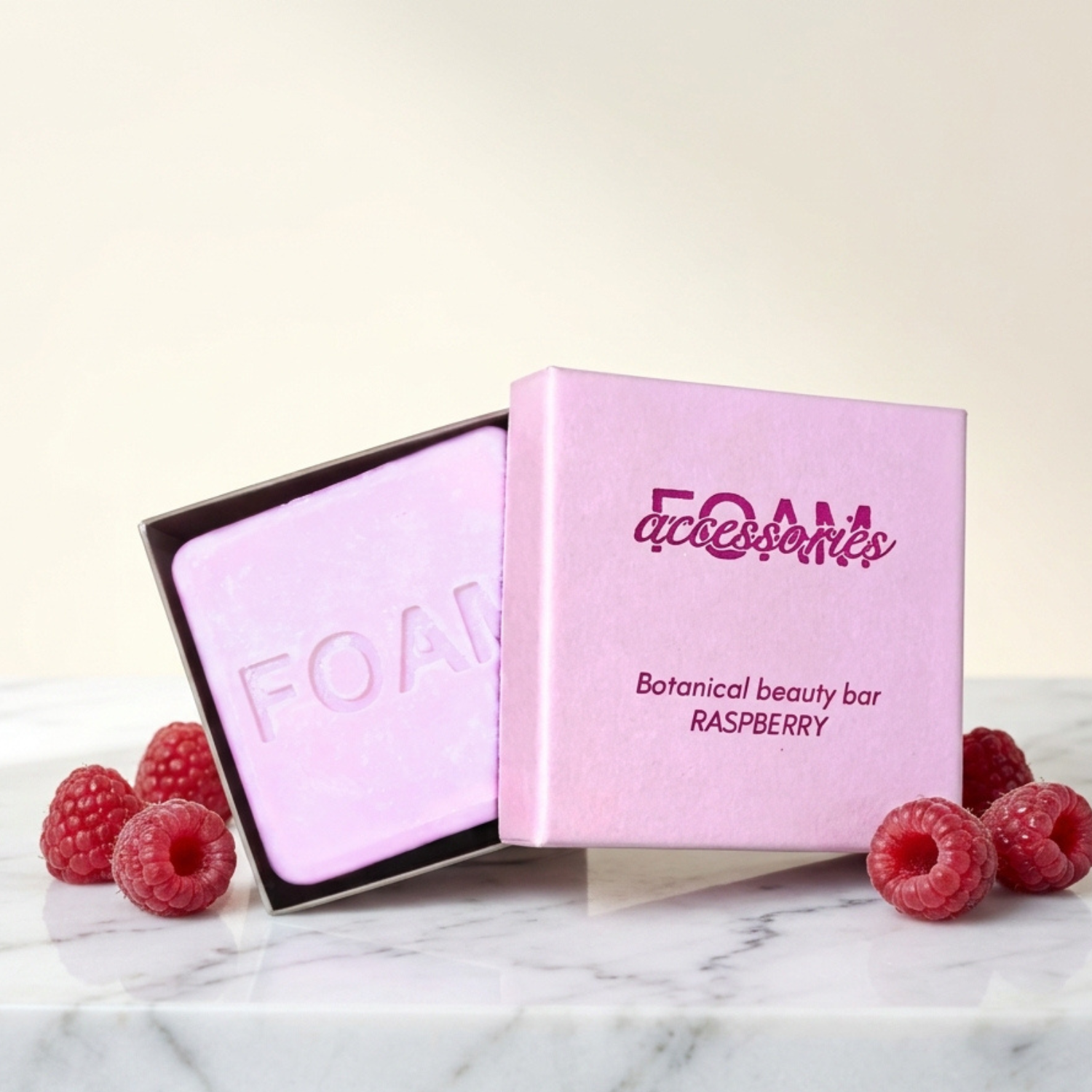 FOAM Beauty bar Raspberry